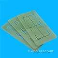 CNC cutting Epoxy resin fiberglass sheet fr-4